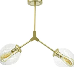 Sklep Kaja Nowoczesny żyrandol ze złotą oprawą 1962/2 GOLD-TR | Kaja Oświetlenie Shop