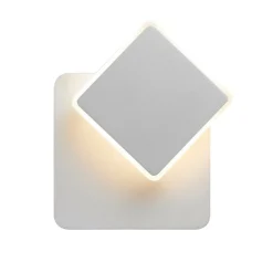 Sklep Kaja Obrotowa, biała lampa ścienna LED MB2035S-S WH SENATO | Kaja* Lampy Led