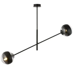 Sklep Kaja Obrotowa lampa sufitowa, dwa klosze 1168/2 LINEAR | Kaja Oświetlenie Shop