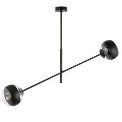 Sklep Kaja Obrotowa lampa sufitowa, dwa klosze 1168/2 LINEAR | Kaja Oświetlenie Shop