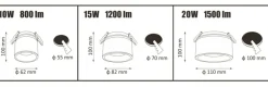 Sklep Kaja Oczko przegubowe podtynkowe 309433 z serii HARON - Polux* Lampy Led