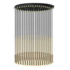 Sklep Kaja Ogromna lampa wisząca z wieloma złotymi tubami ANT 8348 LARA | Kaja Best Sale