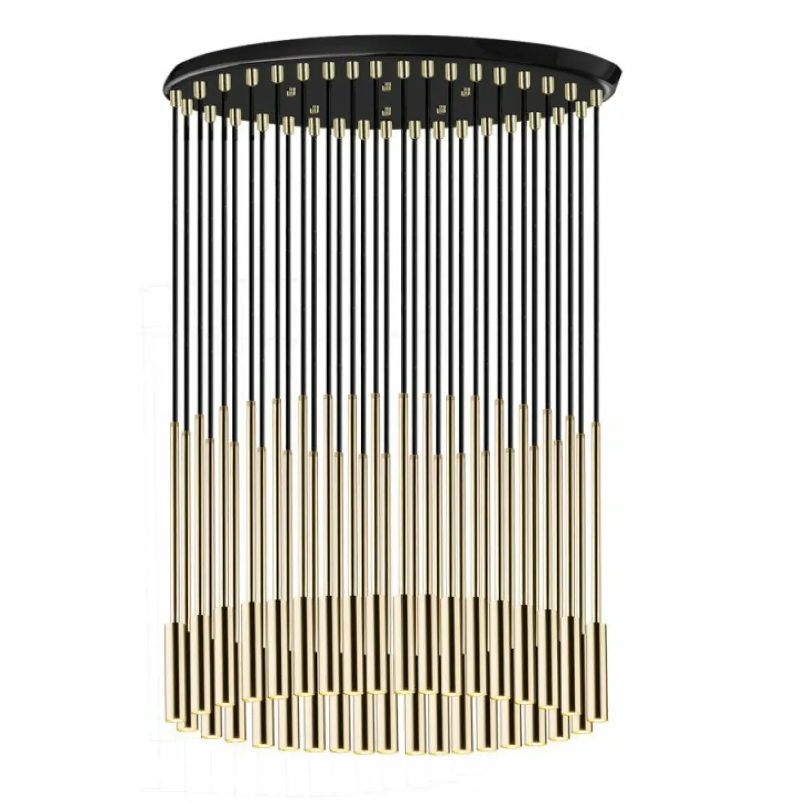 Sklep Kaja Ogromna lampa wisząca z wieloma złotymi tubami ANT 8348 LARA | Kaja Best Sale
