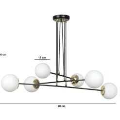 Sklep Kaja Okazała biała lampa wisząca z dużym gwintem 967/6 | Kaja Oświetlenie Shop