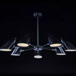 Sklep Kaja Okazała lampa sufitowa w m kolorze MOD033PL-07B z serii AIDA czarny Outlet