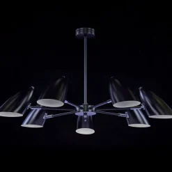 Sklep Kaja Okazała lampa sufitowa w m kolorze MOD033PL-07B z serii AIDA czarny Outlet