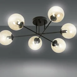 Sklep Kaja Okazała lampa sufitowa z mi kloszami833/6B | Kaja Oświetlenie miodowy Shop