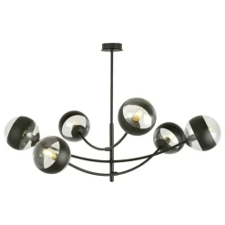 Sklep Kaja Okazała lampa sufitowa z ozdobnymi kloszami 1101/6 HUNTER | Kaja Store