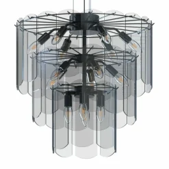 Sklep Kaja Okazała lampa wisząca do stylowego salonu MD3523-14L-EBCN NIRA | Kaja Shop
