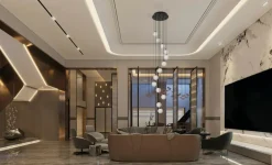 Sklep Kaja Okazała lampa wisząca z 13 kloszami, do salonu KP-29 z serii ASPEN Discount