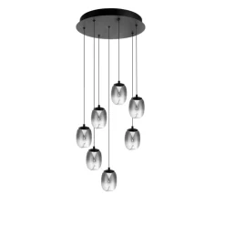Sklep Kaja Okazała lampa wisząca z ozdobnymi zwisami LED AZ6270 PAMELA | Kaja Shop