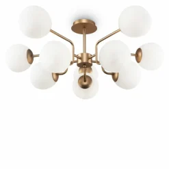 Sklep Kaja Okazała lampa wisząca, złota oprawa MOD221PL-10G z serii ERICH mosiądz Cheap
