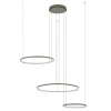 Sklep Kaja Okazała, oliwkowa lampa wisząca, koła LED 11398 CIRCOLO LED | Kaja Best Sale