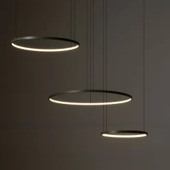 Sklep Kaja Okazała, oliwkowa lampa wisząca, koła LED 11398 CIRCOLO LED | Kaja Best Sale
