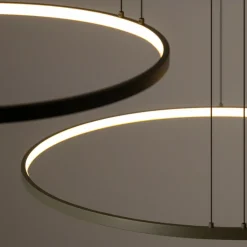 Sklep Kaja Okazała, oliwkowa lampa wisząca, koła LED 11398 CIRCOLO LED | Kaja Best Sale