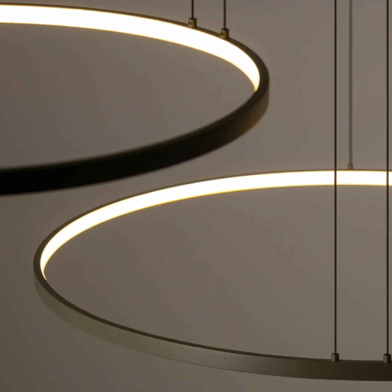 Sklep Kaja Okazała, oliwkowa lampa wisząca, koła LED 11398 CIRCOLO LED | Kaja Best Sale