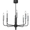 Sklep Kaja Okazała, świecznikowa lampa wisząca z chromem LX 4283 AKASYA | Kaja* Randole Tradycyjne