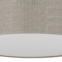 Sklep Kaja Okrągła, abażurowa lampa sufitowa do sypialni TK 6247 RONDO LINEN Shop