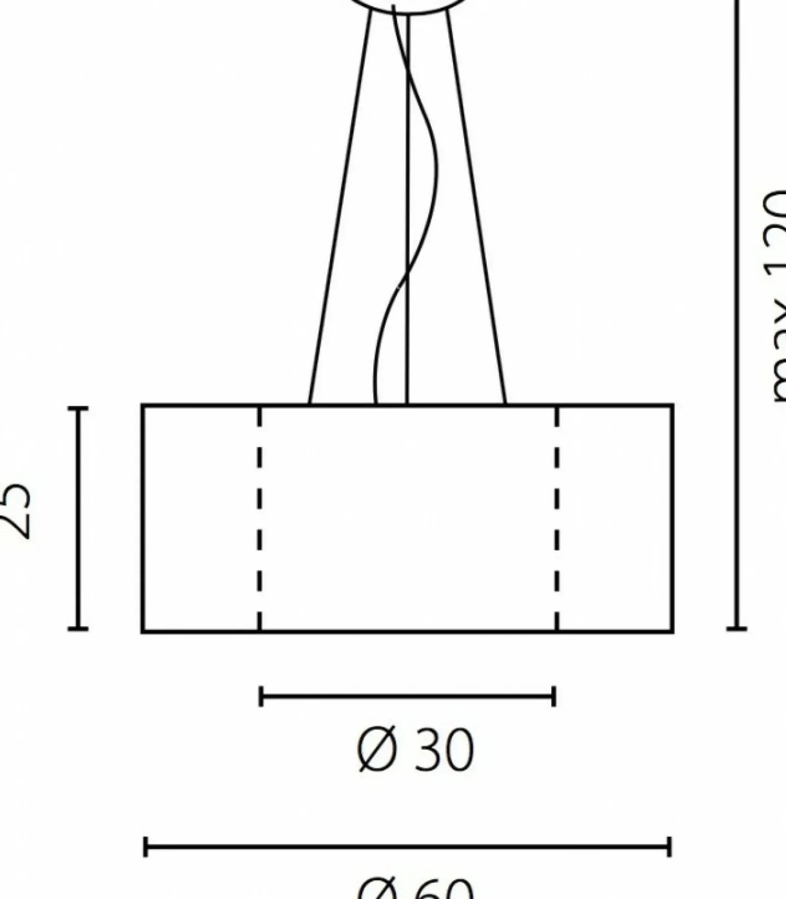 Sklep Kaja Okrągła, abażurowa lampa wisząca ⌀60cm 67958 TUBUS | Kaja Oświetlenie Cheap