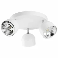 Sklep Kaja Okrągła, biała lampa sufitowa (z żarówkami) TK 6514 z serii ALTEA* Plafony Nowoczesne