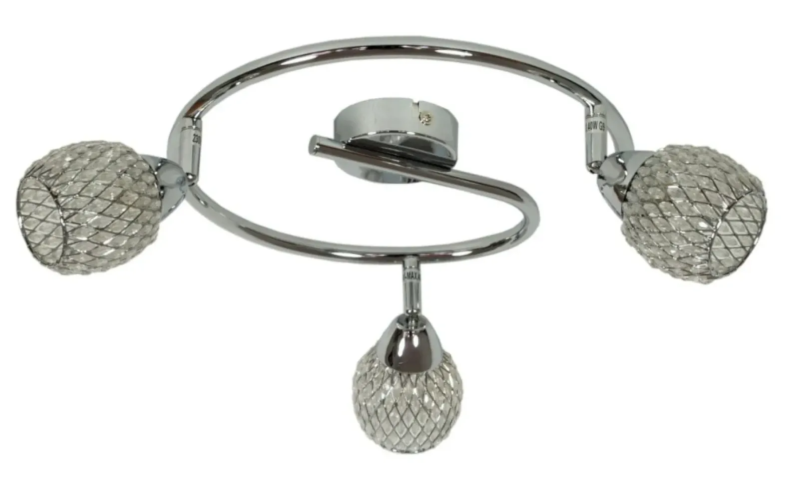 Sklep Kaja Okrągła, owana lampa sufitowa 98-06899 CLEAR | Kaja Oświetlenie* Randole Tradycyjne
