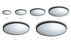 Sklep Kaja Okrągła czarna lampa sufitowa LED 4000K AZ4244 MALTA | Kaja* Plafony Klasyczne