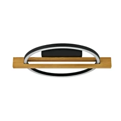 Sklep Kaja Okrągła, drewniana lampa sufitowa LED PLF-55362-15W-WO NATANO | Kaja New