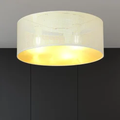 Sklep Kaja Okrągła, klasyczna lampa sufitowa do salonu 1147/3 ASTON | Kaja* Plafony Klasyczne