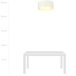 Sklep Kaja Okrągła, klasyczna lampa sufitowa do salonu 1147/3 ASTON | Kaja* Plafony Klasyczne