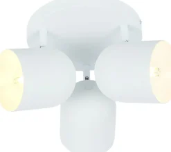 Sklep Kaja Okrągła lampa sufitowa kloszami E27 98-63274 AZURO | Kaja Oświetlenie biały Best Sale