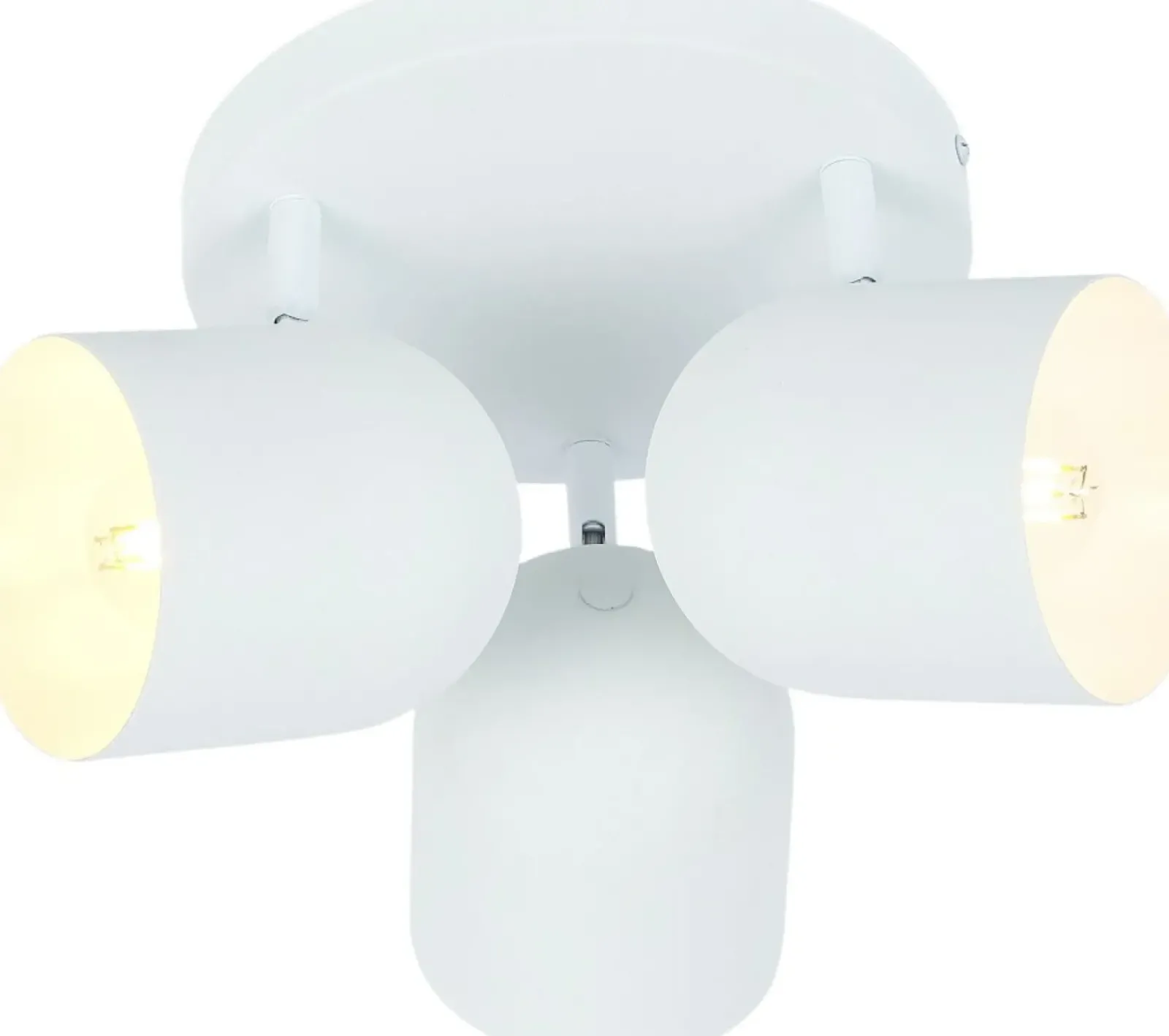 Sklep Kaja Okrągła lampa sufitowa kloszami E27 98-63274 AZURO | Kaja Oświetlenie biały Best Sale