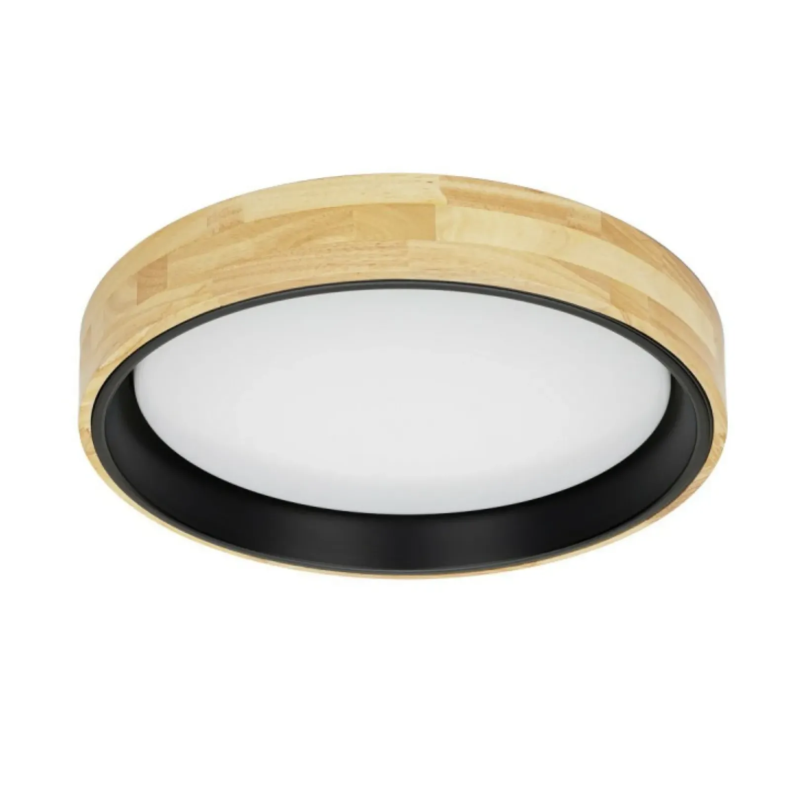 Sklep Kaja Okrągła lampa sufitowa LED ⌀45cm PLF-4350-25W-WD-BK-4K z serii CAMPELO* Plafony Nowoczesne|Lampy Led
