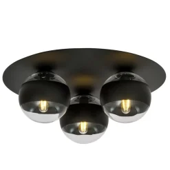 Sklep Kaja Okrągła lampa sufitowa, plafon z 3 kloszami 1129/3 SOLAR | Kaja Best
