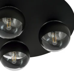 Sklep Kaja Okrągła lampa sufitowa, plafon z 3 kloszami 1129/3 SOLAR | Kaja Best