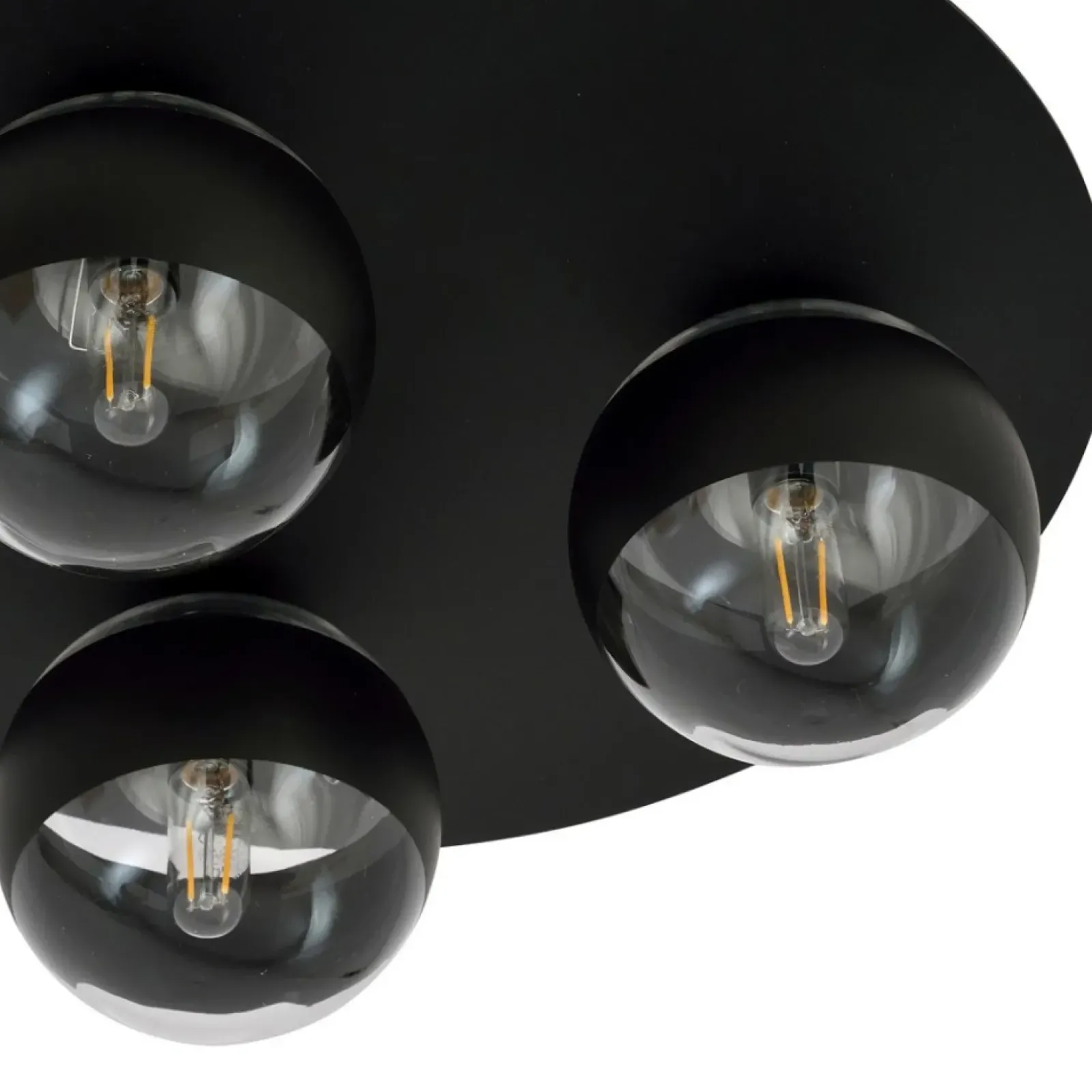 Sklep Kaja Okrągła lampa sufitowa, plafon z 3 kloszami 1129/3 SOLAR | Kaja Best