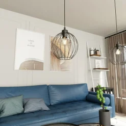 Sklep Kaja Okrągła lampa wisząca, regulowana 1369/1 z serii NANDO czarny Store
