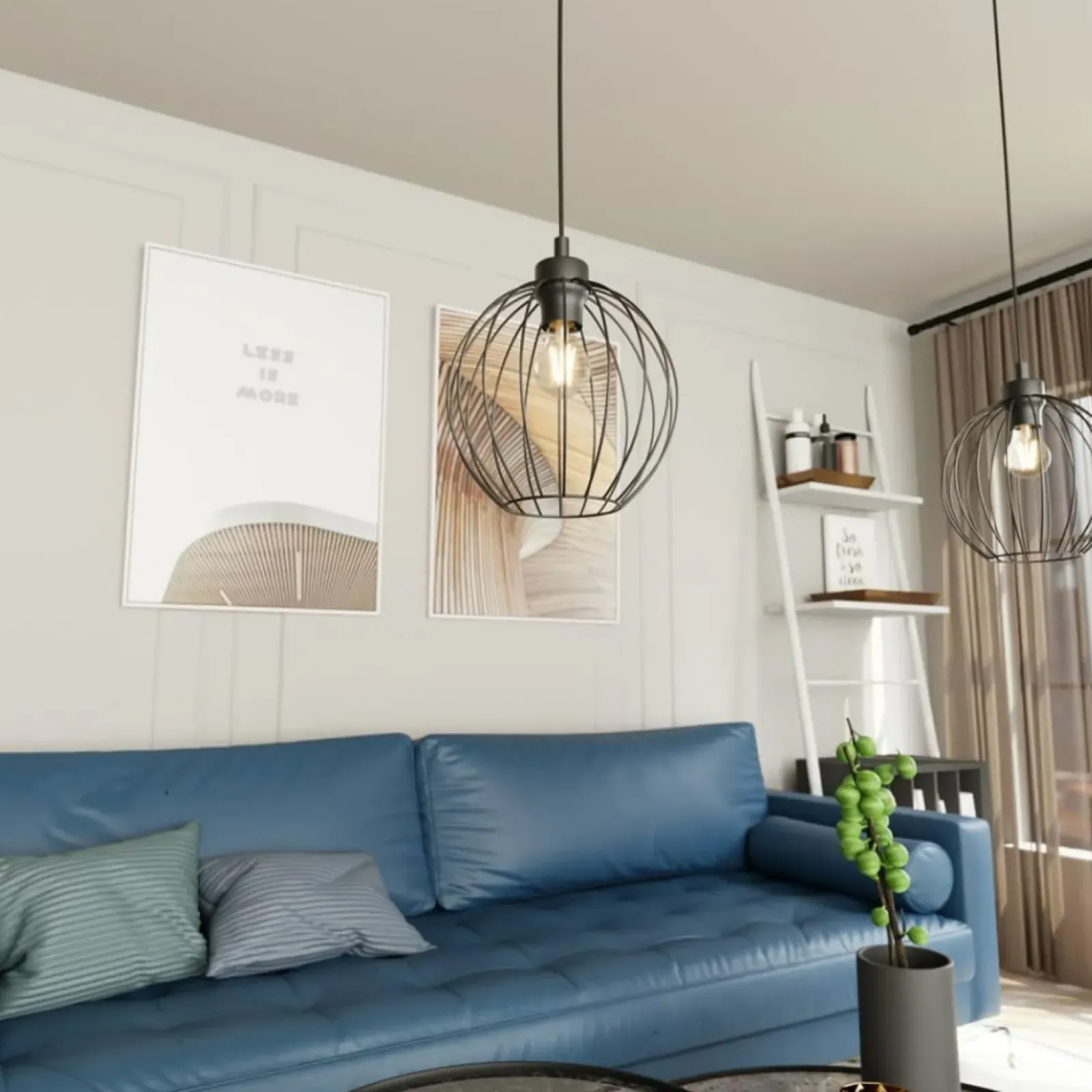 Sklep Kaja Okrągła lampa wisząca, regulowana 1369/1 z serii NANDO czarny Store
