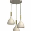 Sklep Kaja Okrągła lampa wisząca z beżowymi zwisami LX 4007 NOAK | Kaja Outlet