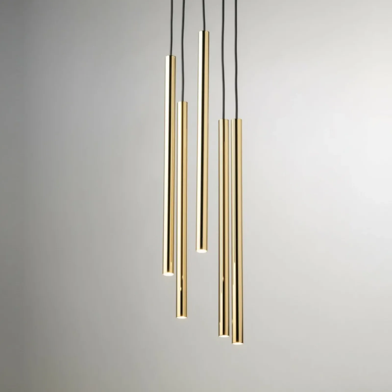 Sklep Kaja Okrągła lampa wisząca ze złotymi tubami SIG 40739 SOPEL LUX | Kaja Flash Sale
