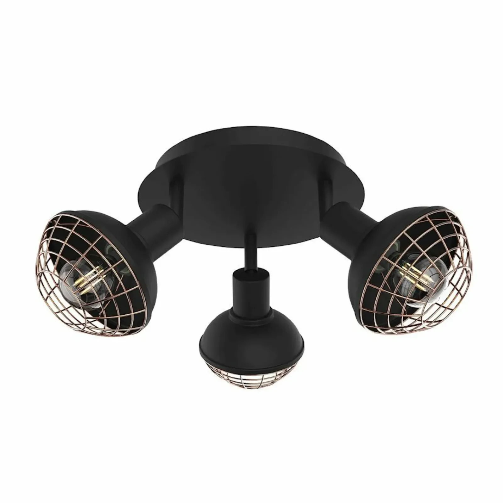 Sklep Kaja Okrągła lampa z reflektorami przemysłowymi ML4612 LOGAN | Kaja* Plafony Nowoczesne