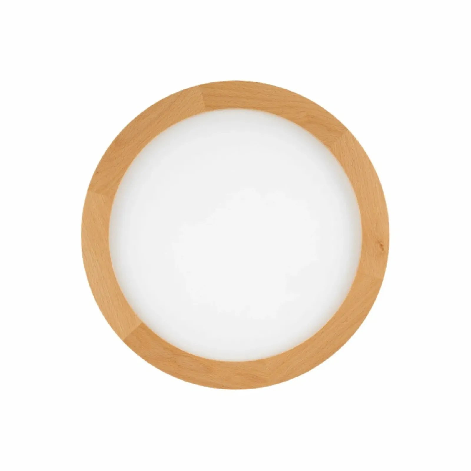 Sklep Kaja Okrągła, ledowa lampa sufitowa z drewna TK 18004 AQUA WOOD BUK | Kaja* Lampy Do Łazienki|Plafony Klasyczne