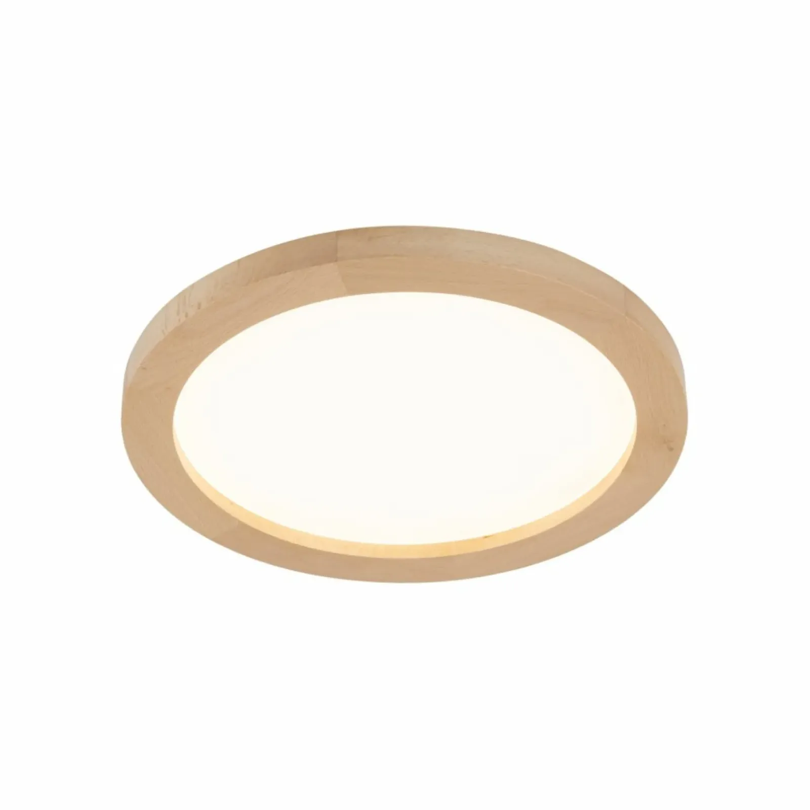 Sklep Kaja Okrągła, ledowa lampa sufitowa z drewna TK 18004 AQUA WOOD BUK | Kaja* Lampy Do Łazienki|Plafony Klasyczne