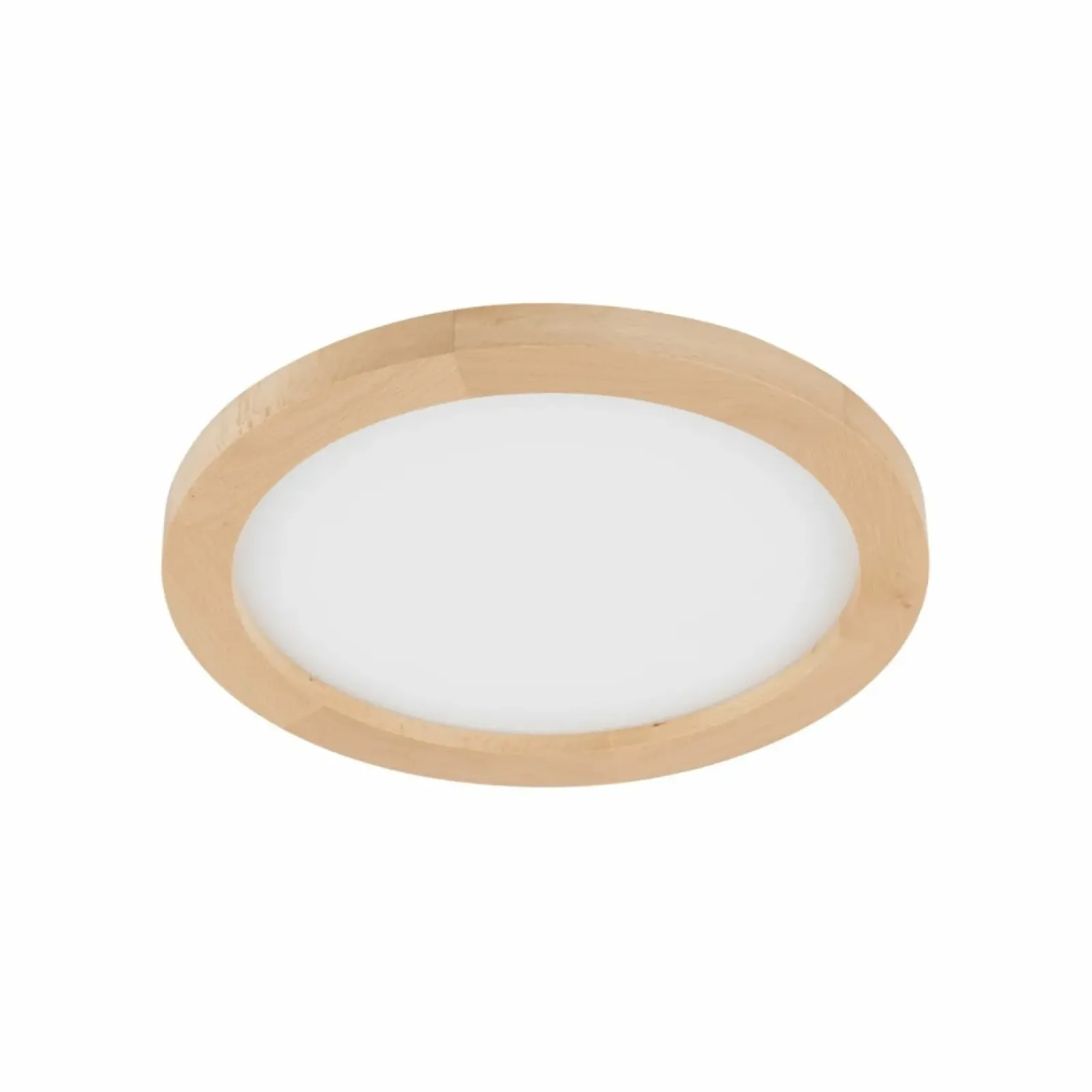 Sklep Kaja Okrągła, ledowa lampa sufitowa z drewna TK 18004 AQUA WOOD BUK | Kaja* Lampy Do Łazienki|Plafony Klasyczne