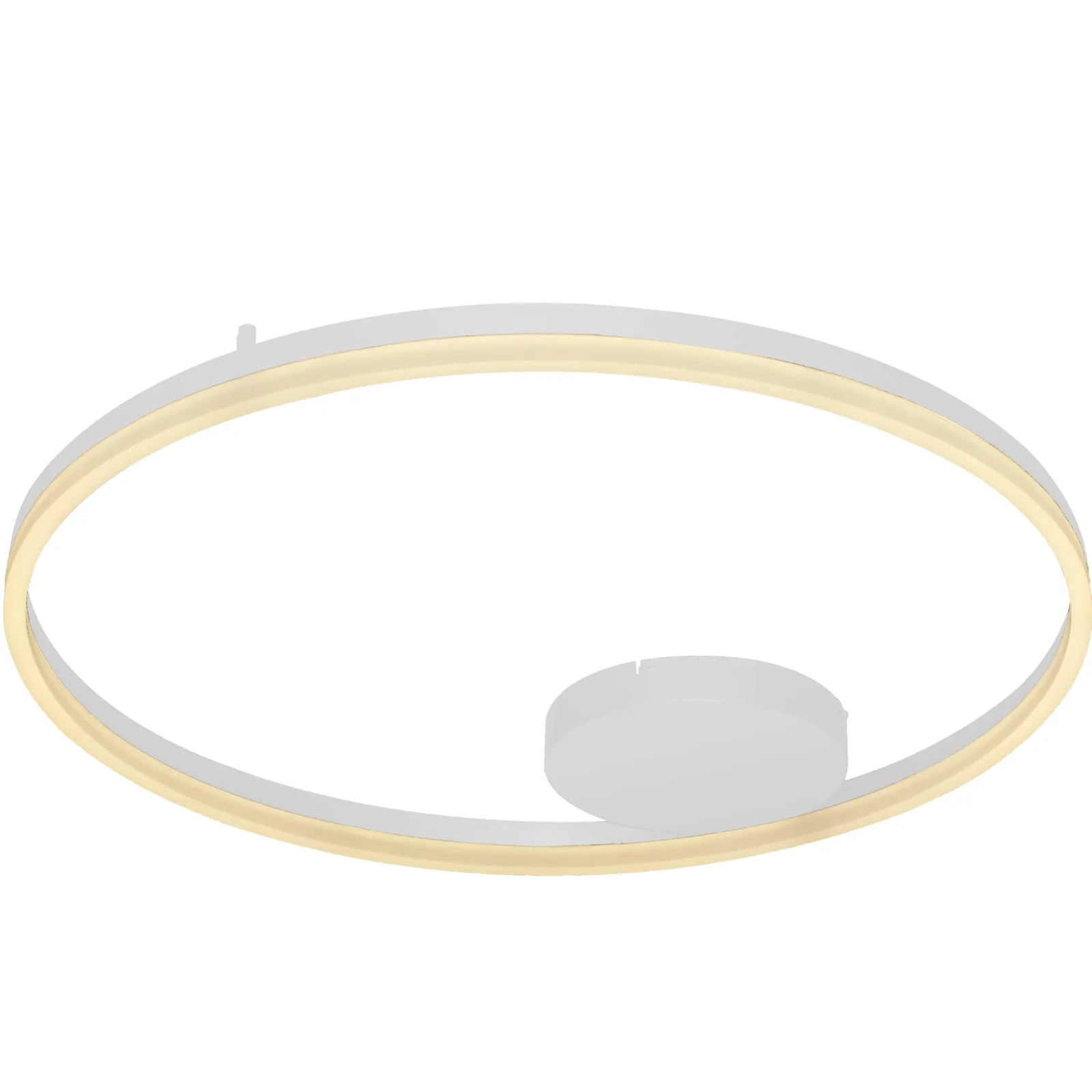 Sklep Kaja Okrągła, minimalistyczna lampa sufitowa ⌀80cm AZ4958 HALO | Kaja* Plafony Nowoczesne|Lampy Led