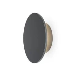 Sklep Kaja Okrągła, płaska lampa ścienna LED, tarcza ⌀14cm O420WL-L7GF WALD* Kinkiety Ogrodowe