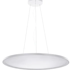 Sklep Kaja Okrągła szeroka lampa wisząca LED WIFI CCT AZ3538 CREAM | Kaja biały Flash Sale