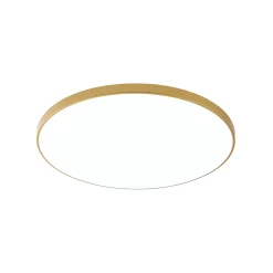 Sklep Kaja Okrągła, złota lampa plafon ⌀37cm 4000K WM-C7300-S-G z serii VE* Plafony Nowoczesne|Lampy Led
