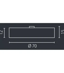 Sklep Kaja Okrągły, abażurowy, brązowy plafon ⌀70cm 67253 TONGA | Kaja* Plafony Nowoczesne