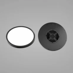 Sklep Kaja Okrągły, czarny plafon LED ⌀30cm PLF-72836-300R-24W-BL ALATA | Kaja* Plafony Nowoczesne|Lampy Led