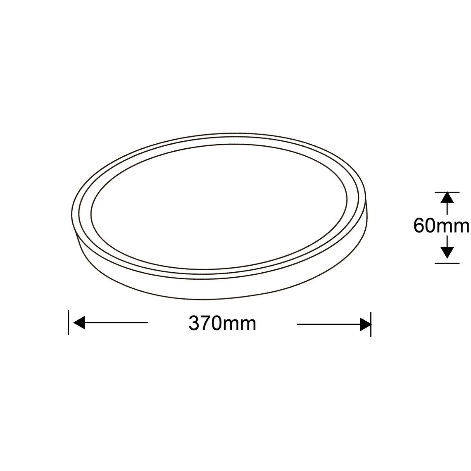 Sklep Kaja Okrągły plafon 37cm ze światłem LED 4000K LP-550/1C M 4BK – VEGAS* Plafony Klasyczne|Plafony Nowoczesne